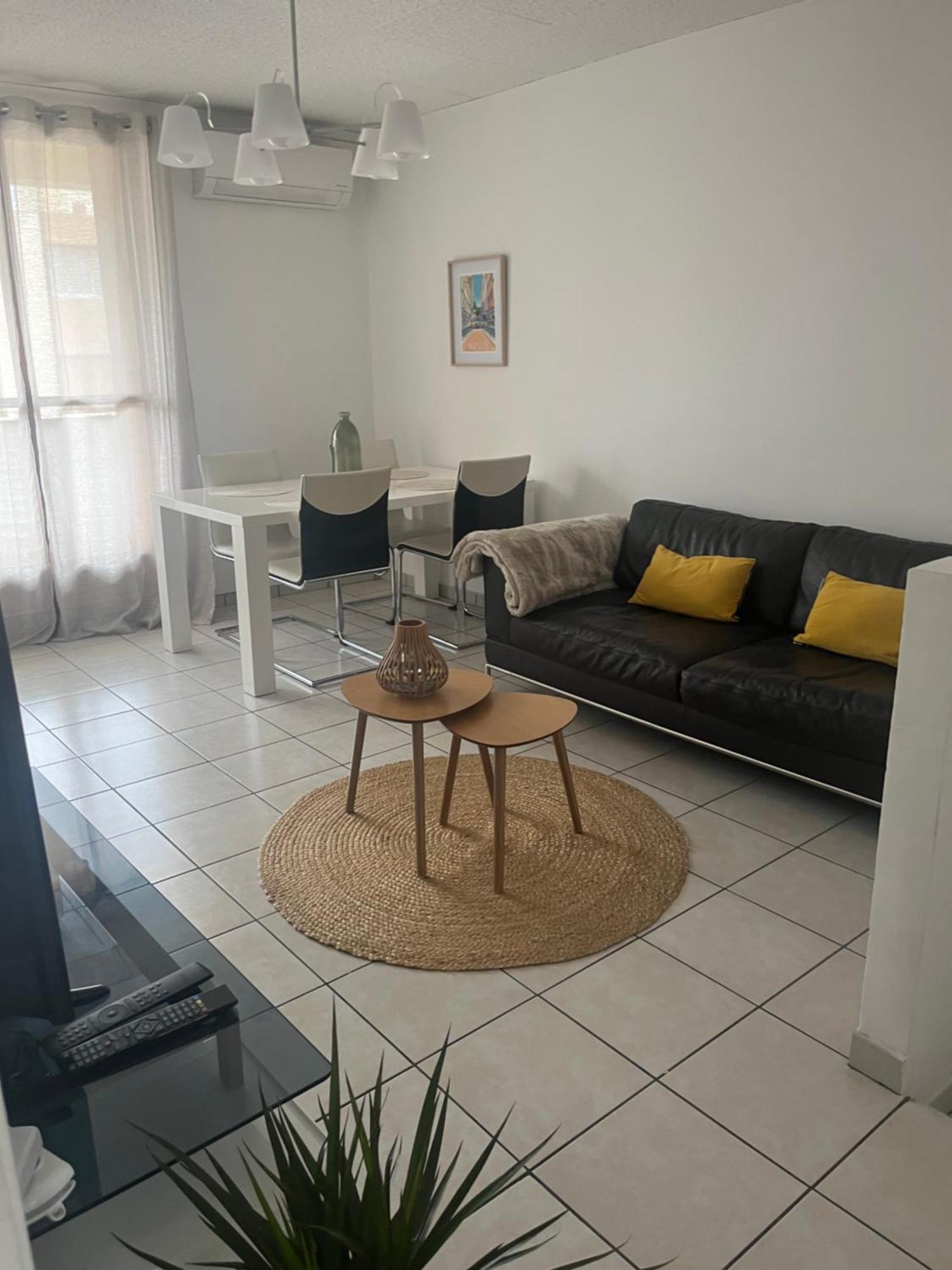Appart T3 Proche Metro -Draps Et Serviettes Inclus Marseille Exteriör bild